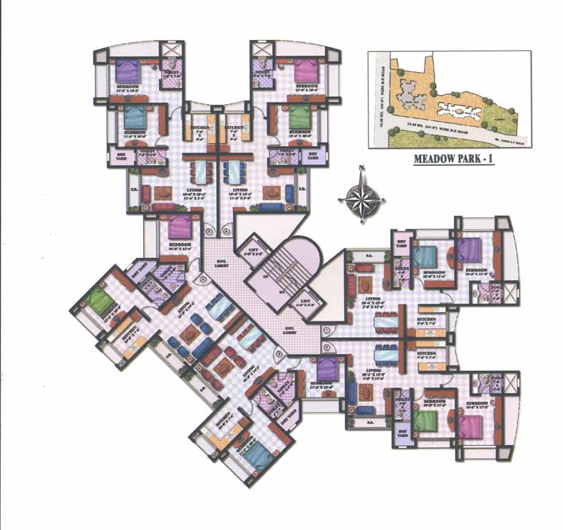 1152 Oth Floor Plan Meadow Park - The Park, Jogeshwari