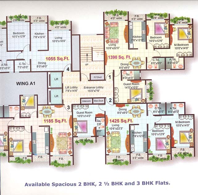 3393 Oth Floor Plan Part II - Lok Raunak, Andheri East