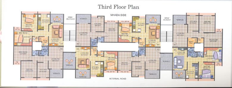 3537 Oth Floor Plan I - Royal Park - Ambernath, Ambernath