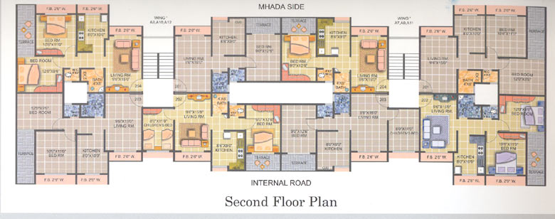 3537 Oth Floor Plan II - Royal Park - Ambernath, Ambernath