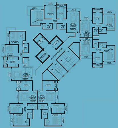 4812 Oth Floor Plan 3 - Man Opus, Mira Road