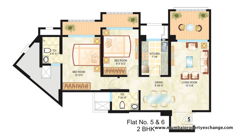 4841 Oth Floor Plan - Dosti Ambrosia, Wadala