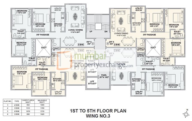 4899 Oth Floor Plan 6  - Hubtown Seasons, Chembur