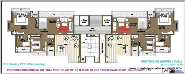 5023 Oth Floor Plan 4  - Shimmering Height, Mahim