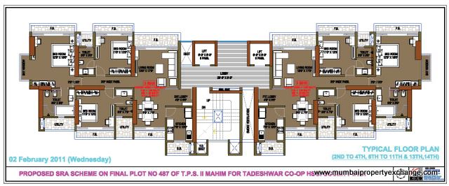 5023 Oth Floor Plan 8  - Shimmering Height, Mahim
