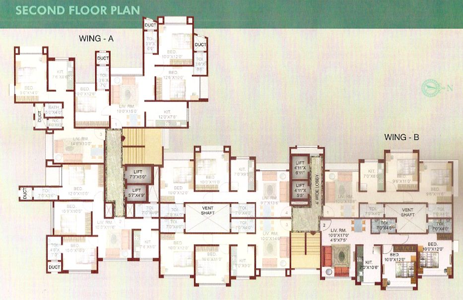 5985 Oth Floor Plan 1  - Takshashila, Mulund East