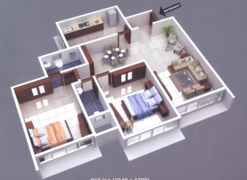 6282 Oth Floor Plan 1  - Royal Court, Andheri East