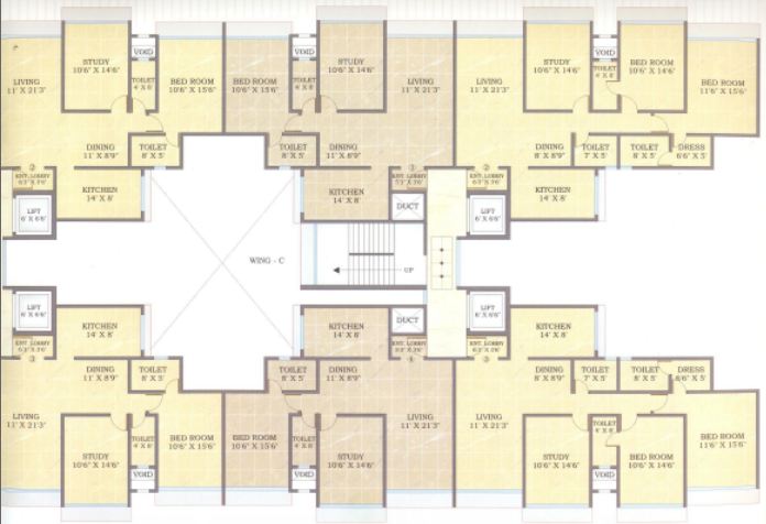 6282 Oth Floor Plan 5  - Royal Court, Andheri East