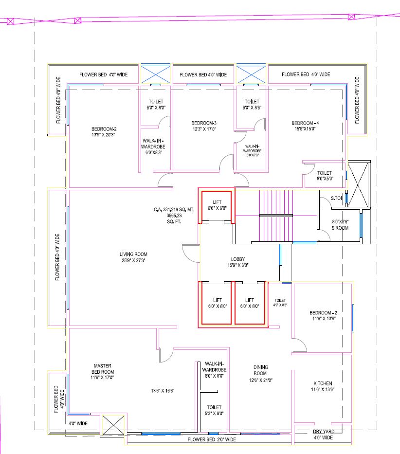 6634 Oth Floor Plan 2  - Chamaria Niwas, Vile Parle East