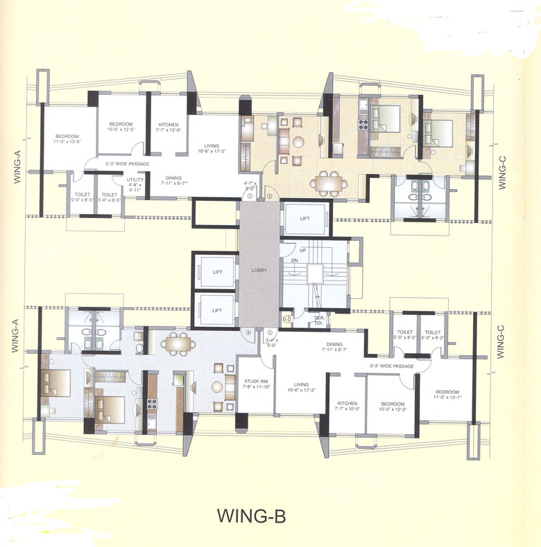 665 Oth Wing B - Kalpataru Gardens, Kandivali East