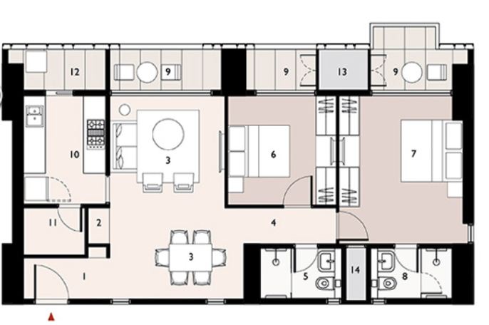 9277 Oth Floor Plan 4  - Lodha Enchante, Wadala