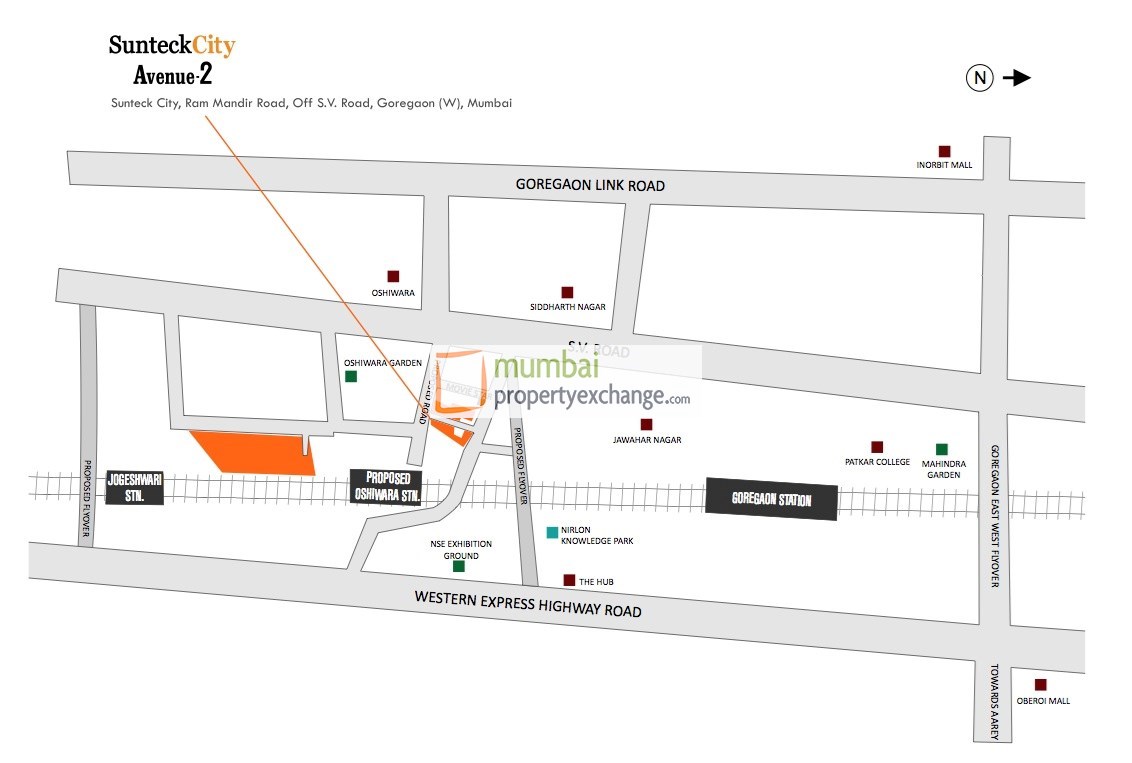 9355 Oth Location Map - Sunteck City Avenue II, Goregaon West