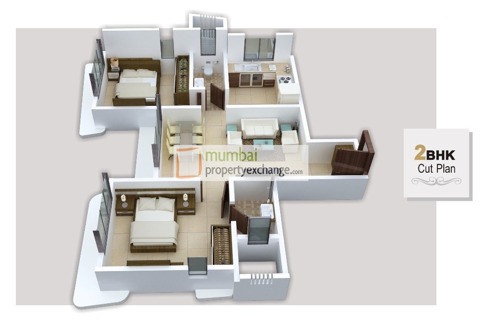 10023 Oth 2 BHK 1  - Khodiyar Apartment, Borivali East