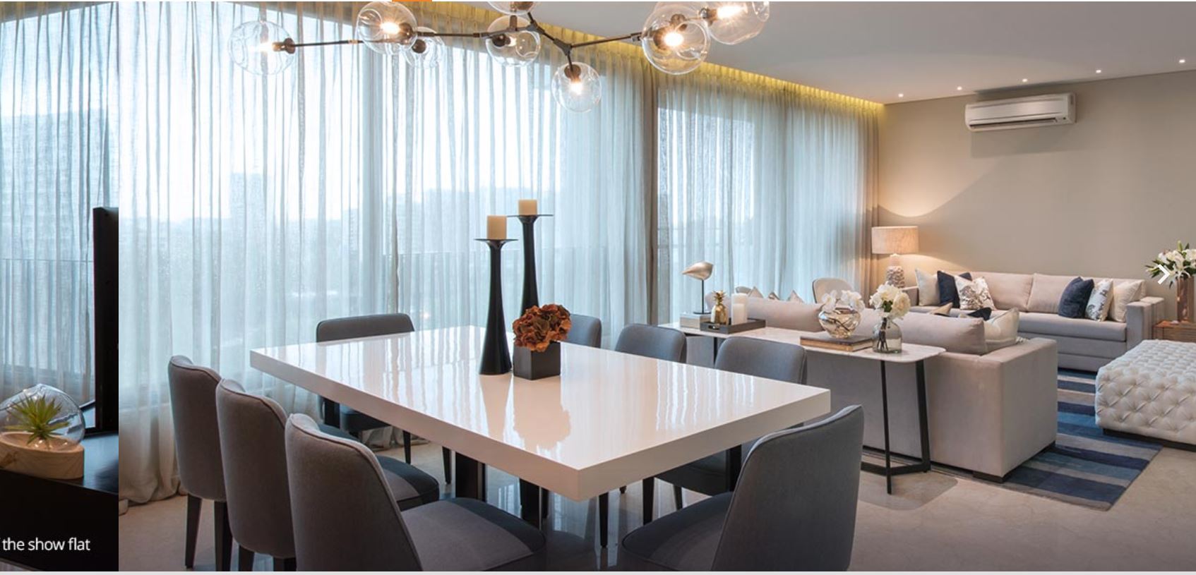 Prisma 4BHK Type C Living-Dining Room