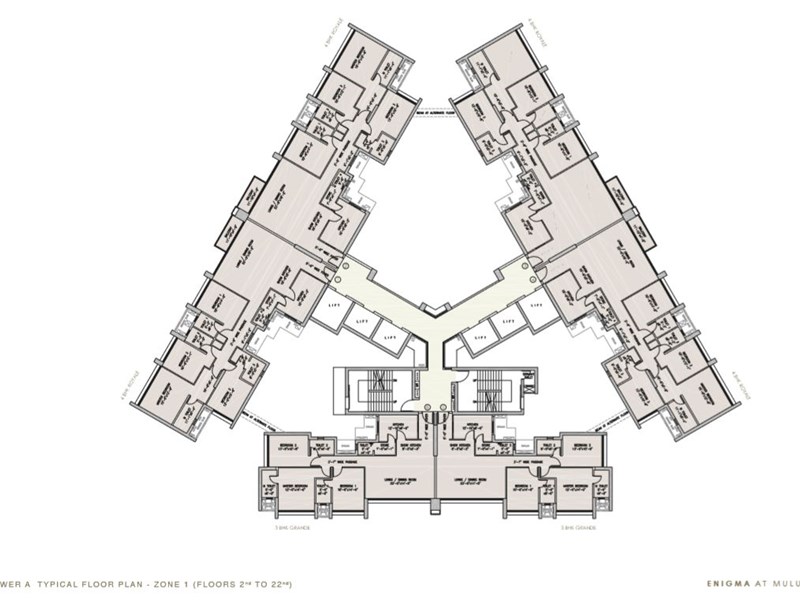 Enigma  TOWER-A-TYPICAL-FLOOR-PLAN-ZONE1