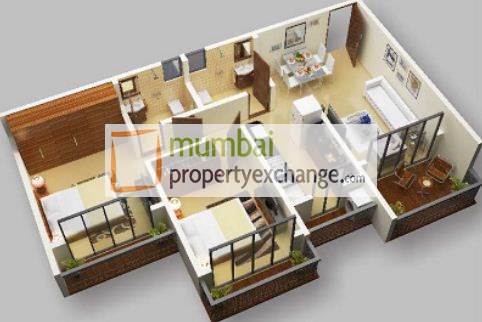 2 BHK Floor Plan