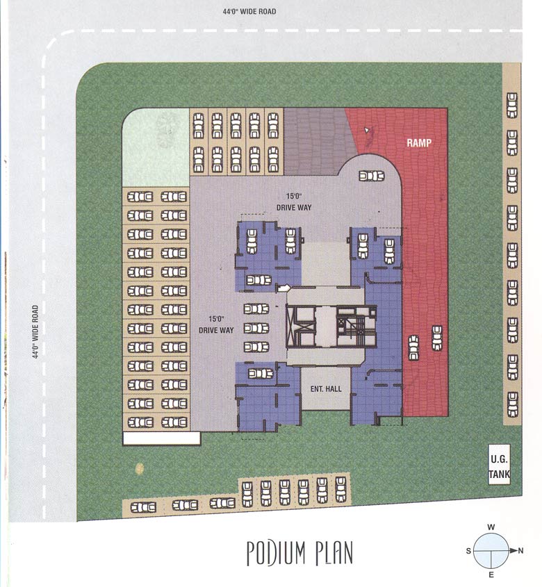 podium level plan