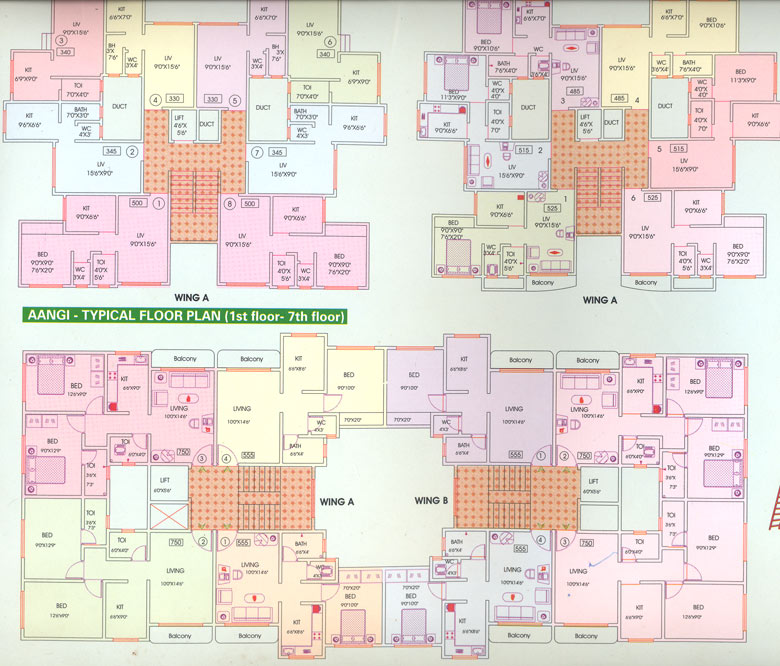 Flat on rent in Sanghvi Nagar, Mira Road