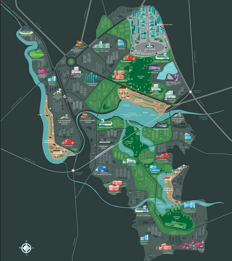 Lodha Palava Downtown  Connectivity