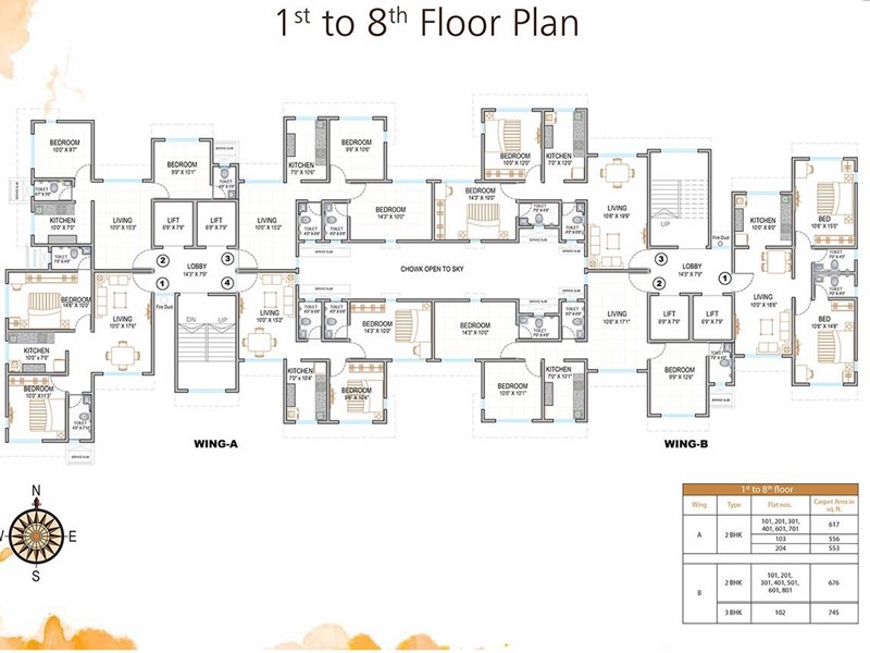 Ujval 1-8th_Floor_Plan