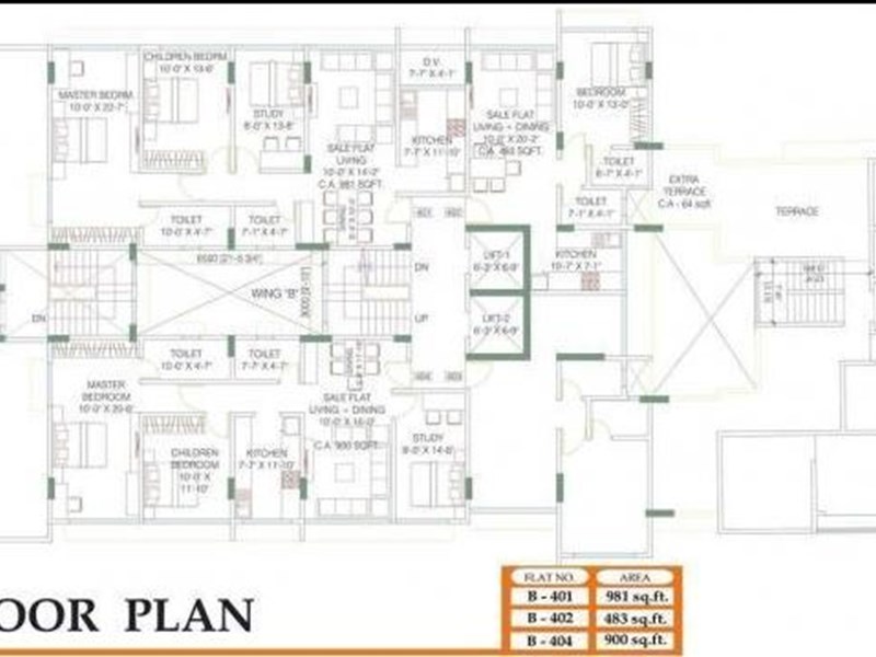 Annexe 4th floor plan