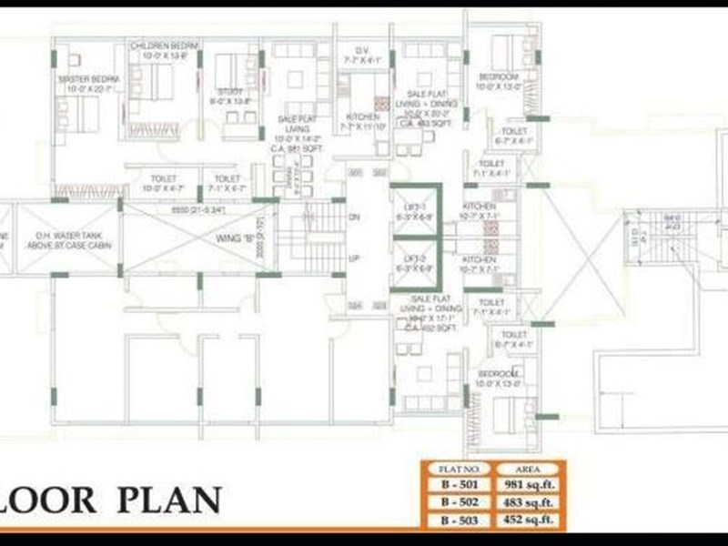 Annexe 5th floor plan