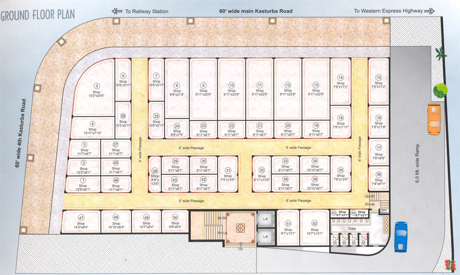 Flat on rent in Goyal Plaza, Borivali East