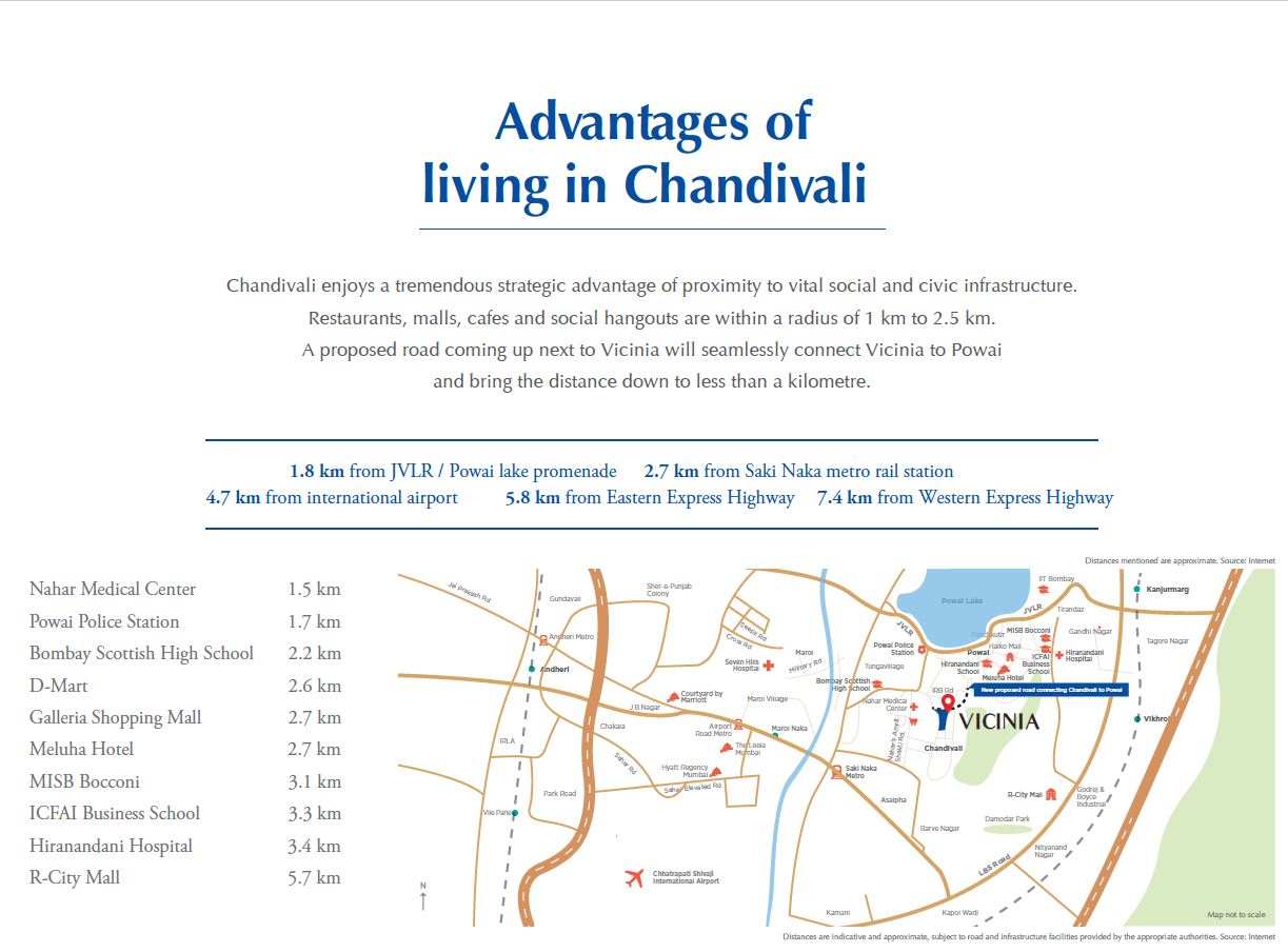 Advantages of living at Chandivali