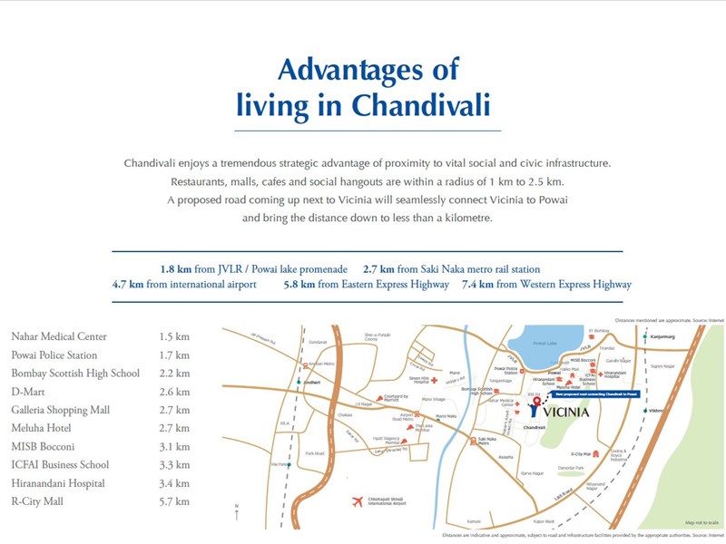 Advantages of living at Chandivali
