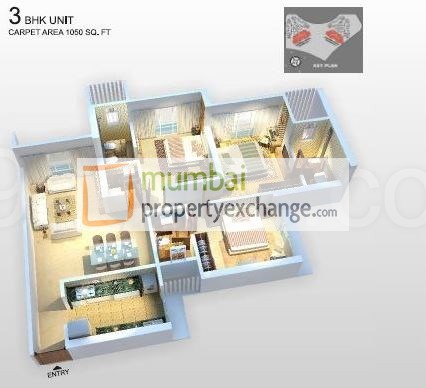 12239 Oth Floor Plan 4  - Northern Heights, Dahisar East
