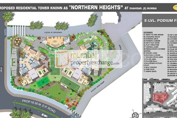 Flat for sale in Northern Heights, Dahisar East