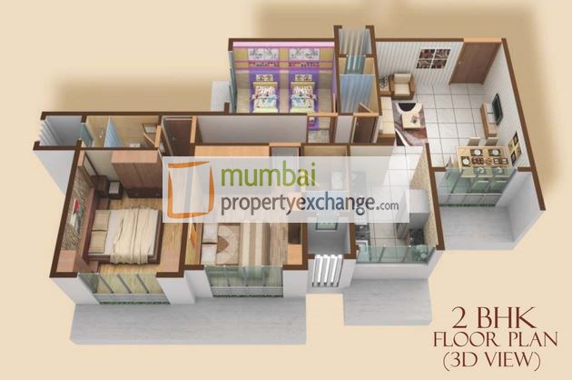 Flat on rent in Madhuban Heights, Borivali West