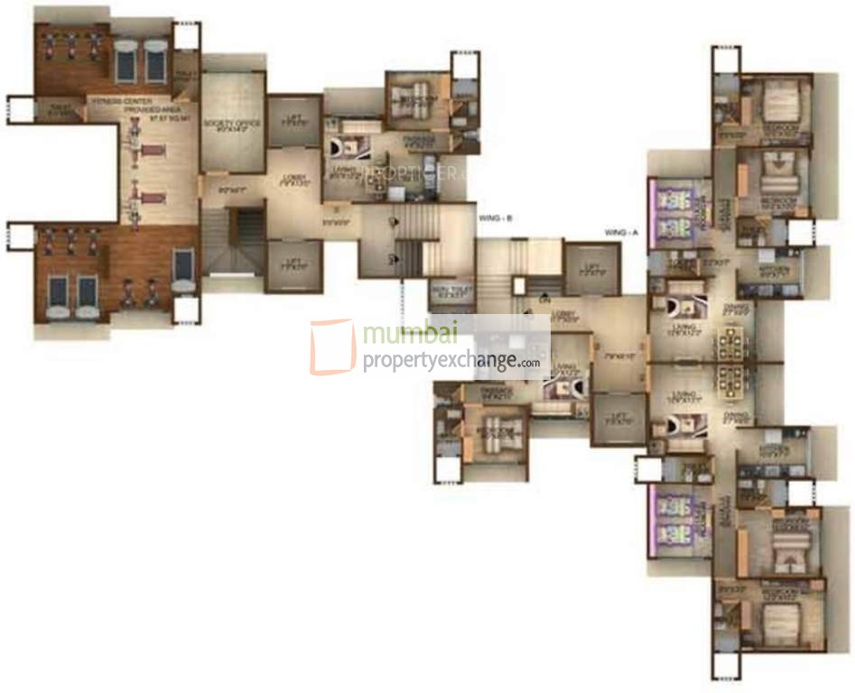 Flat on rent in Madhuban Heights, Borivali West