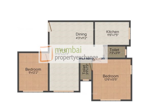 Flat on rent in Dipti Sweta, Jogeshwari