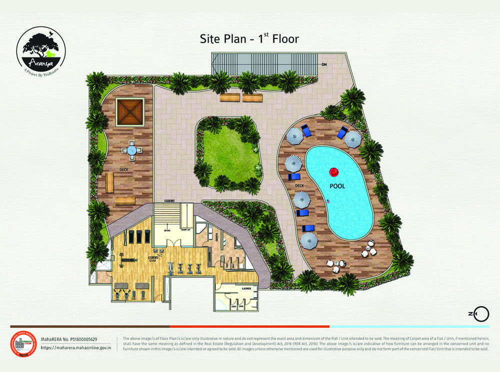 Tridhaatu Aranya 1st Floor Site Plan