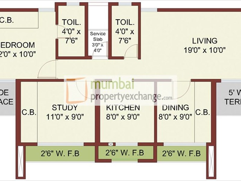 7th and 13th 2.5BHK