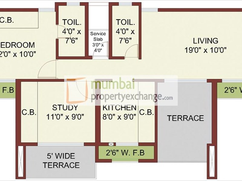 8th and 14th 2BHK