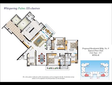 1291 Oth Floor Plan I - Whispering Palms Exclusive, Kandivali East