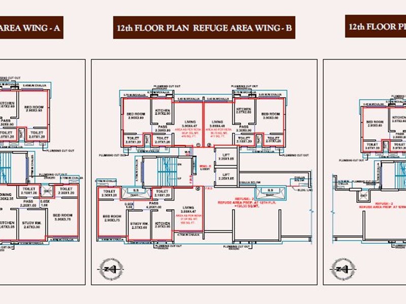 Dharti Pressido 12th Refuge Floor Plan