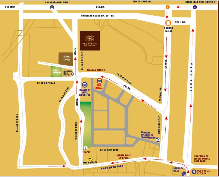 Dharti Pressido Location