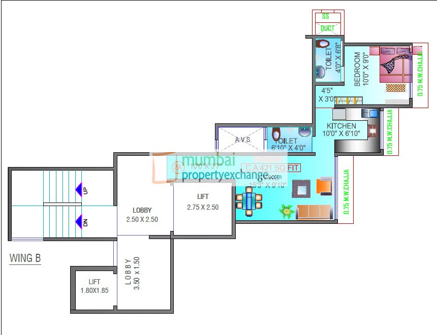 Flat on rent in Gokul Vaibhav, Dahisar East