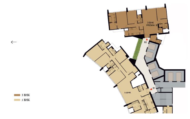 Lodha Kiara 3BHK-5BHK Plan