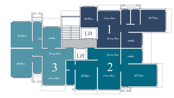 Flat on rent in Bhoomi Diamond, Borivali West