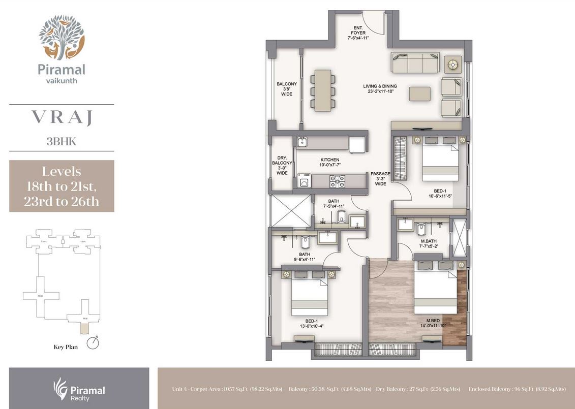 15411_oth_Piramal_Vaikunth_Viraj_3BHK_Unit-04