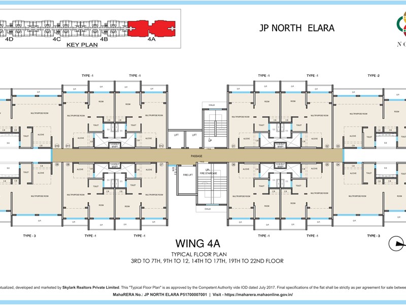 JP North Typical Floor Plan Elara 2