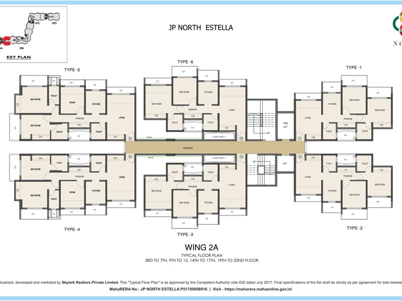 JP North Typical Floor Plan Estella 2A-2
