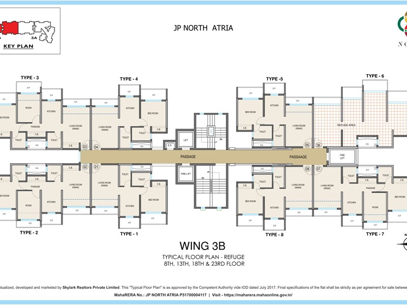  JP North Typical Floor Plan Atria 2