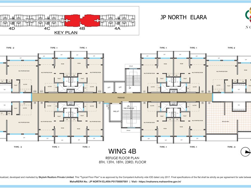  JP North Typical Floor Plan Elara 3