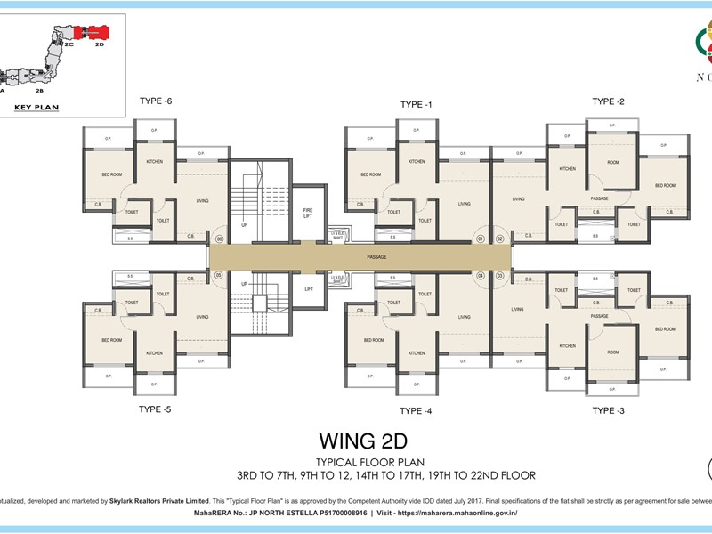  JP North Typical Floor Plan Estella 2D-2