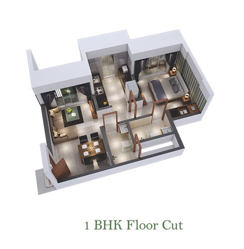 1BHK plan